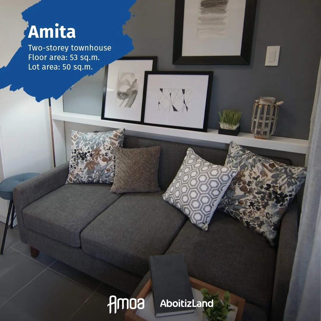 Amita model-home lounge reference from the supplied Amita media folder