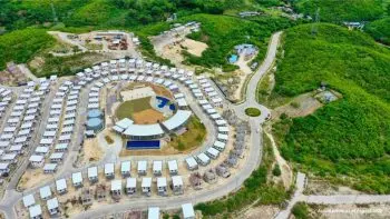 Aerial community reference from supplied project materials