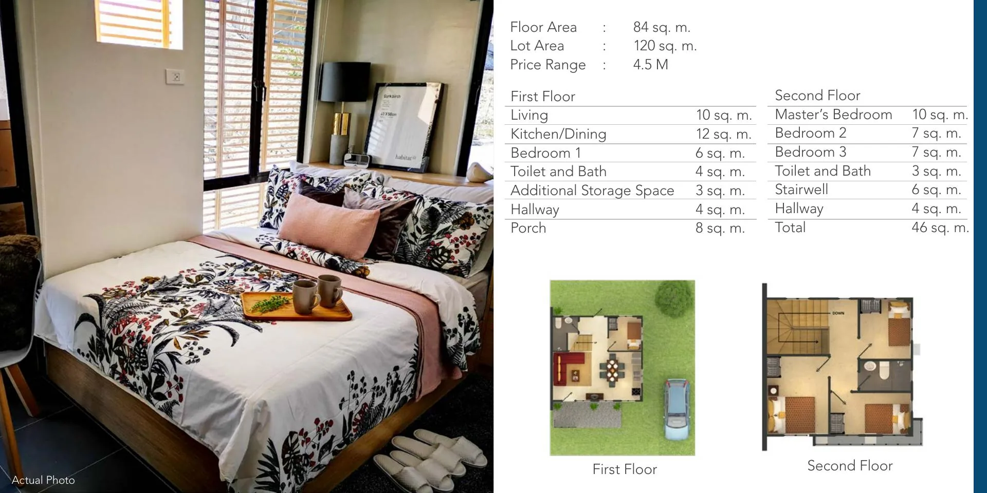 Asta floor plan reference from the supplied Amoa brochure